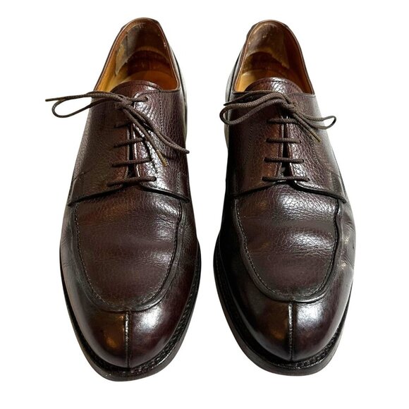 Brooks Brothers Peal & Co Brown Grain Alogonquin Leather Oxford Shoes Size 8.5 D main image 7